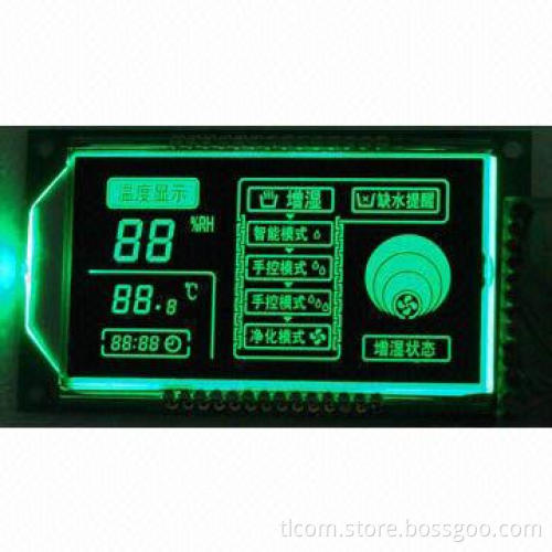 Custom LCD Screen for Humidifier, ODM Solution 2-3 Days with Low-light Leakage